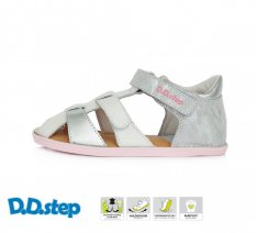 Detské barefootové sandále D.D. step DS023-G076-382