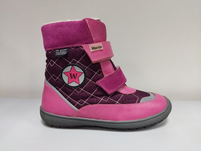 Zimná membránová obuv Wanda 609 fuxia