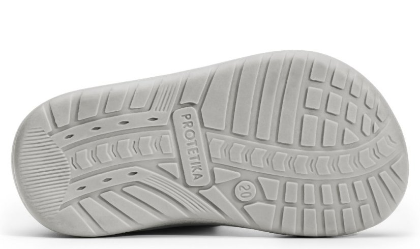 Detské barefoot sandále Protetika Rik grey