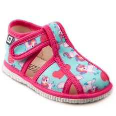 Papučky Rak 100015-3 jednorožec