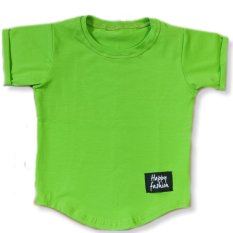 Detské tričko zelené neon krátky rukáv