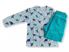 Detské pyžamo Dino tyrkysové
