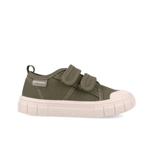 Detské barefoot plátenky Garvalin khaki