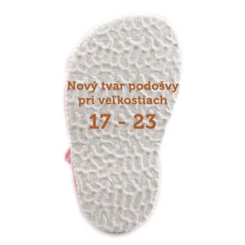 Papučky Rak 100015-3 červená bodka
