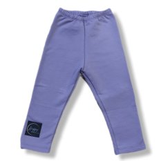 Dievčenské legíny zateplené fialové