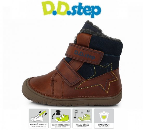 Zimná barefootová obuv D.D.step DV121-073-688