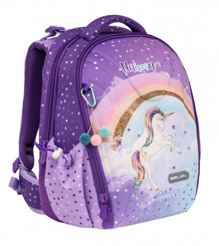 Školská taška set Belmil 338-82 Sturdy Rainbow unicorn