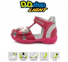 Detské sandále D.D. step DS021-AC29-384 svietiace