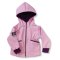 Detská bunda - parka softshell ružová