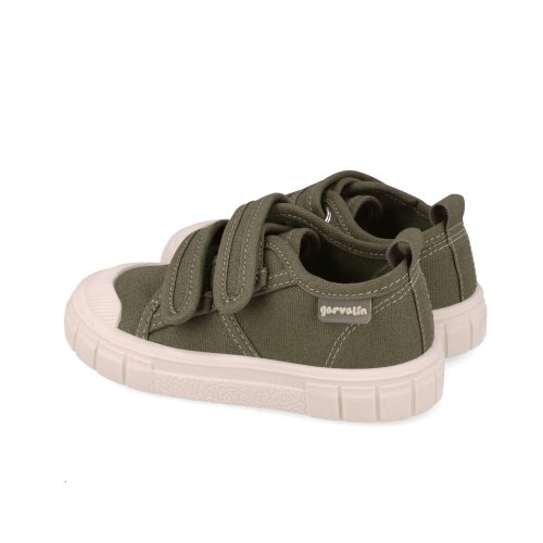 Detské barefoot plátenky Garvalin 252381 khaki