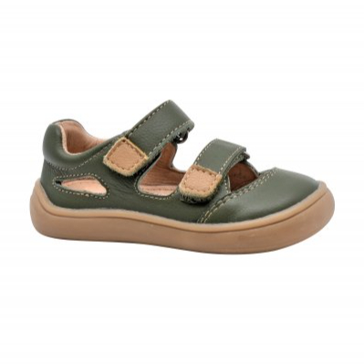 Detské barefoot sandále Protetika Tery green