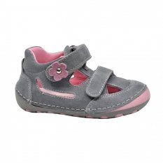 Detské barefoot sandále Protetika Flip gris