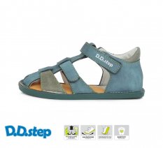 Detské barefootové sandále D.D. step DS023-G076-382C
