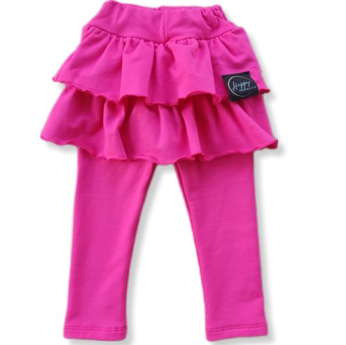 Dievčenské sukňolegíny zateplené fuxia