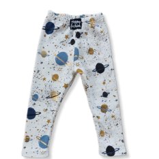 Detské legíny extra teplé vesmír