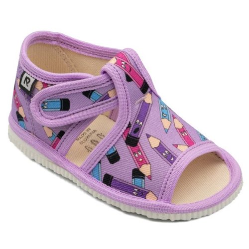 Papučky Rak 100014-3 ceruzky fialové