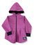 Detská bunda softshell tmavo ružová melírovaná