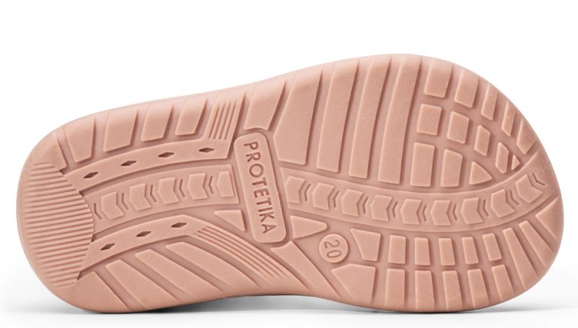 Detské barefoot sandále Protetika Dizy nude