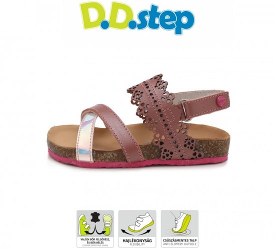 Detské sandále D.D. step DS120-AC051-705A - veľkosť: 36
