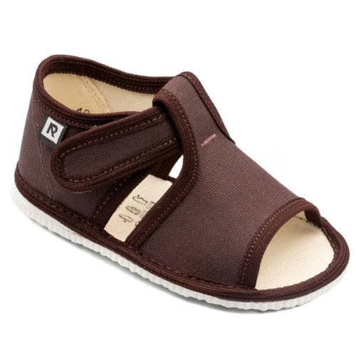 Papučky Rak 100014-3 čokoládové