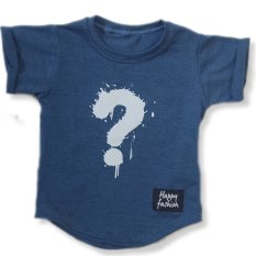 Detské tričko otáznik modré