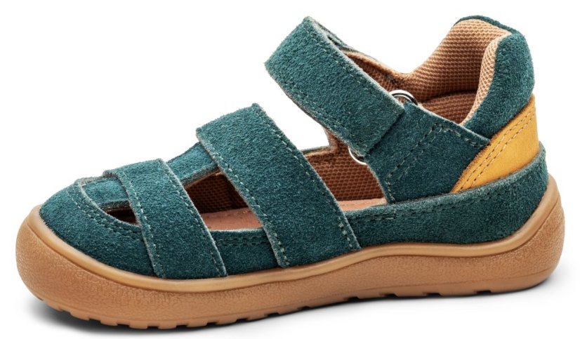 Detské barefoot sandále Protetika Dizy green