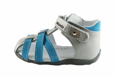 Detské sandále Wanda 557 tyrkysovo-šedé
