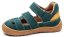 Detské barefoot sandále Protetika Dizy green