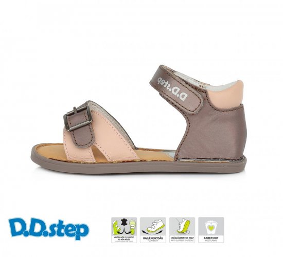 Detské barefootové sandále D.D. step DS023-G076-377A