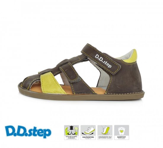 Detské barefootové sandále D.D. step DS023-G076-382E