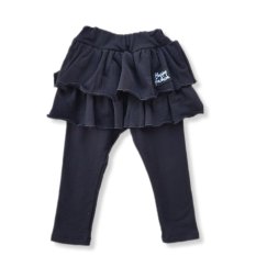 Dievčenské sukňolegíny zateplené čierne